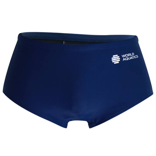 Einfarbige Badeshorts für Herren Tiefblau