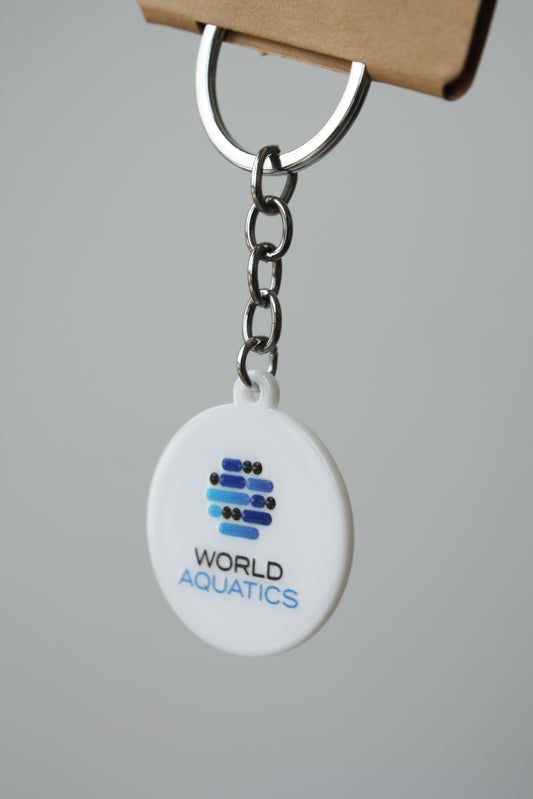 Aquatics Gloss logo Keyring Emblem